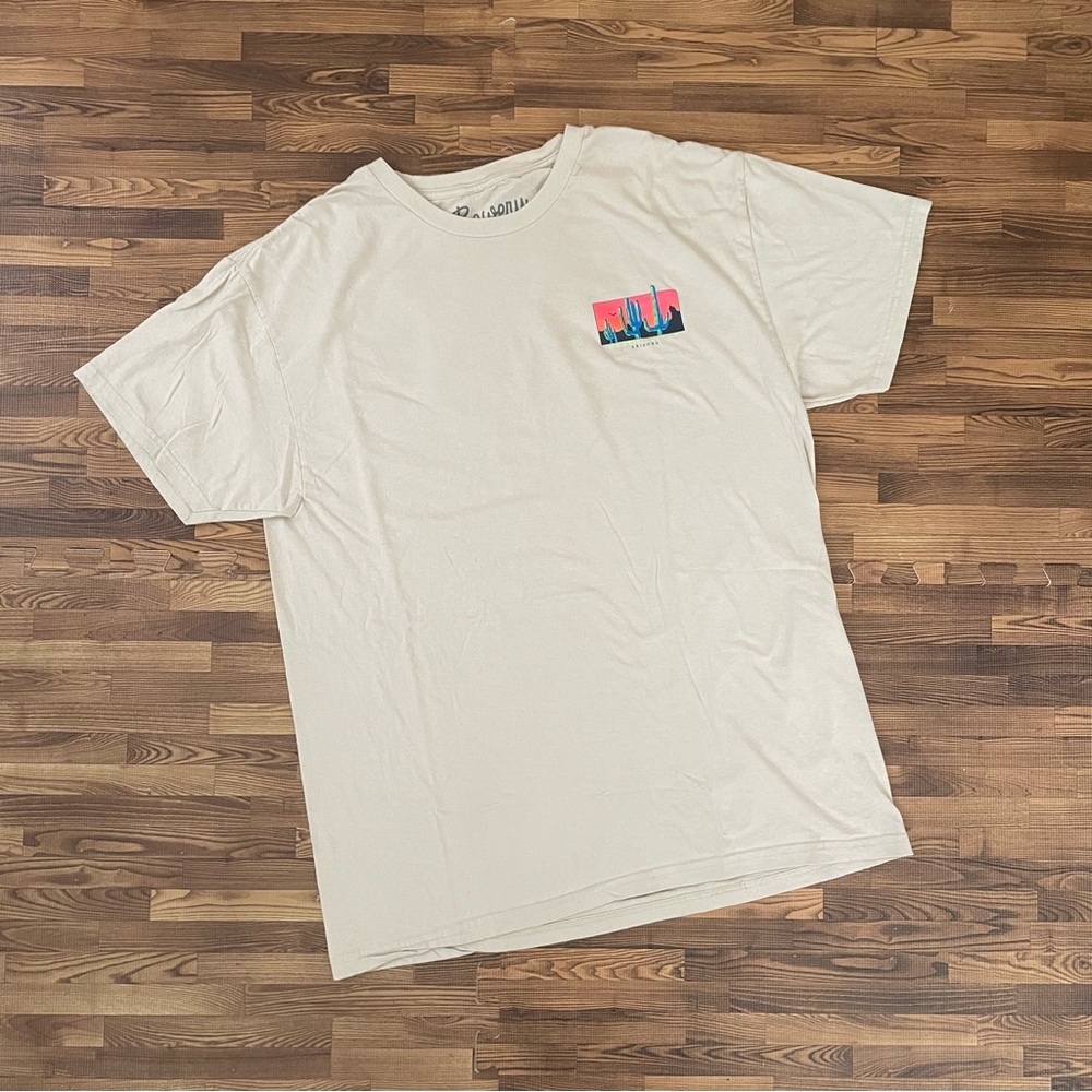 Bowery Supply Death Valley Short Sleeve T-Shirt Cream Large